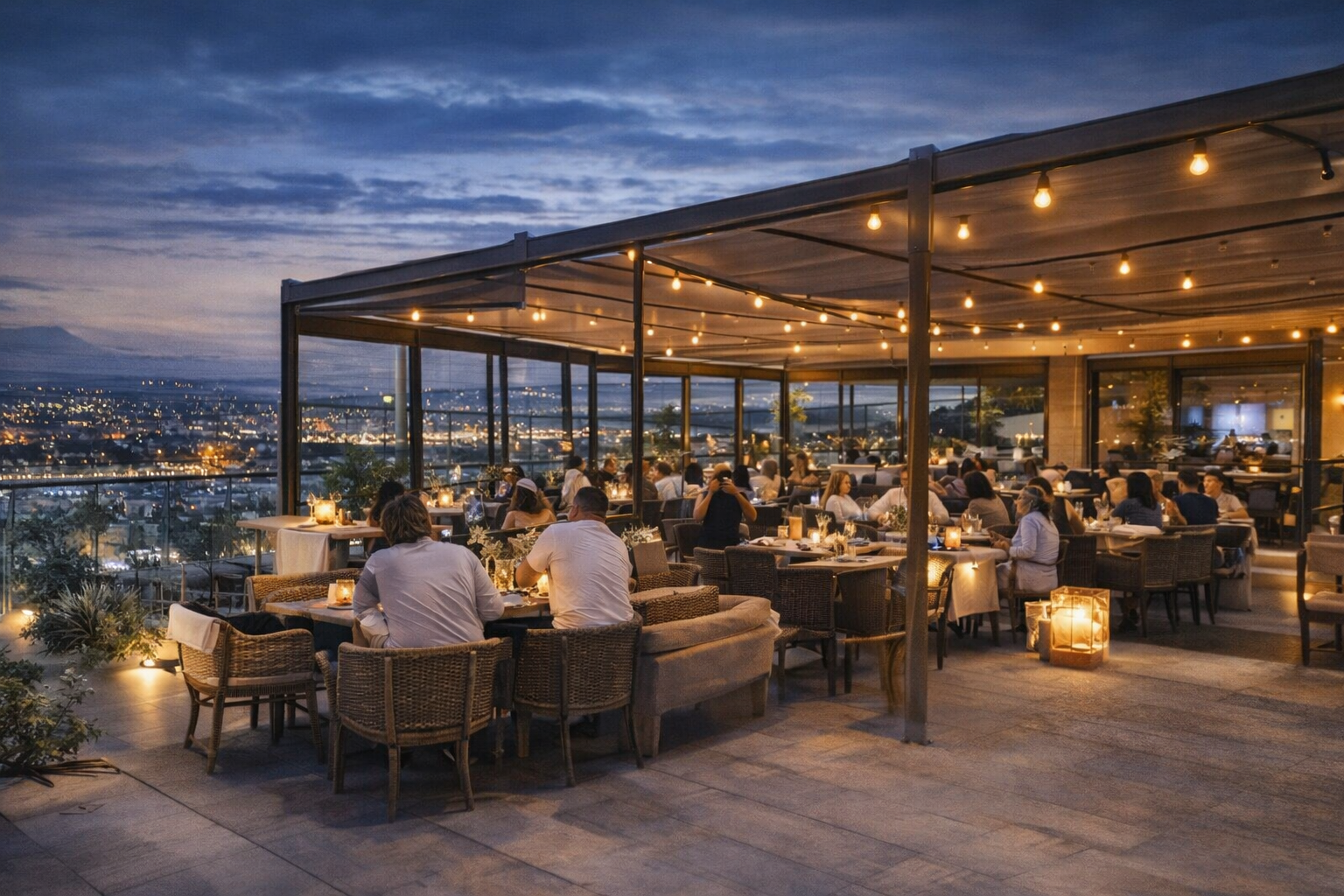 Restaurant presented through a digital visual experience